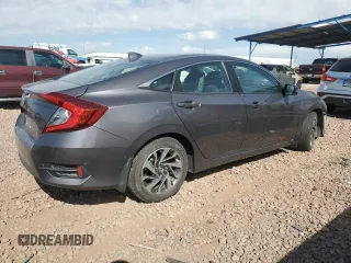 2018 Honda Civic Sedan EX with VIN 2HGFC2F75JH605373, listed as a Copart auction lot 51681105 with 57,388 mi miles and Salvage Title. Bid and sale history available at carsss.com. Image 3.