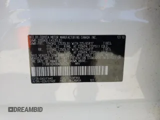 2011 Toyota RAV4 with VIN 2T3BF4DV8BW105520, listed as a Copart auction lot 53967715 with 136,305 mi miles and Salvage Title. Bid and sale history available at carsss.com. Image 13.