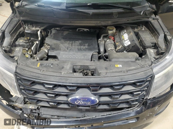 2017 Ford Explorer Sport z VIN 1FM5K8GT3HGC75830, wystawiony jako Copart lot #54857675 z przebiegiem 129 096 mil mil oraz Szkoda całkowita • Salvage title. Historia ofert i sprzedaży dostępna na DreamBid. Obrazek 12.