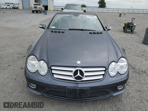 2008 Mercedes-Benz SL 550 with VIN WDBSK71FX8F141468, listed as a Copart auction lot 61036285 with 109,698 mi miles and Salvage title. Bid and sale history available at DreamBid. Image 5.