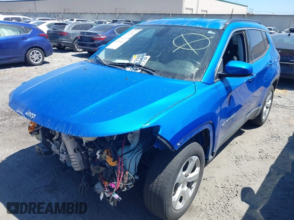 2018 Jeep Compass Latitude with VIN 3C4NJCBB6JT227412, listed as a IAAI auction lot 42120163 with 80,490 mi miles and . Bid and sale history available at DreamBid. Image 19.
