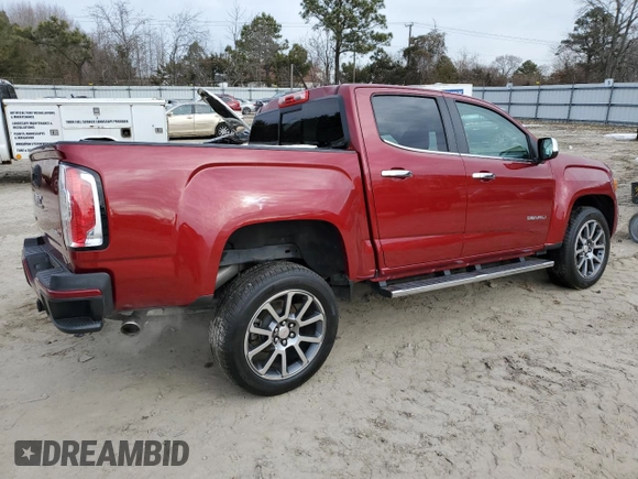 2018 GMC Canyon 4WD Denali with VIN 1GTG6EEN7J1207009, listed as a Copart auction lot 88519165 with 80,684 mi miles and Salvage Title. Bid and sale history available at carsss.com. Image 3.