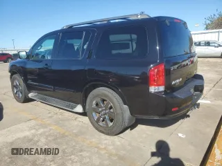 2014 Nissan Armada Platinum z VIN 5N1BA0NF8EN610303, wystawiony jako Copart lot #80653974 z przebiegiem 119 723 mil mil oraz Szkoda całkowita • Salvage title. Historia ofert i sprzedaży dostępna na DreamBid. Obrazek 2.