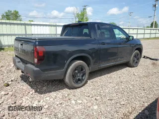 2024 Honda Ridgeline Black Edition with VIN 5FPYK3F8XRB028731, listed as a Copart auction lot 58711475 with 7,775 mi miles and Salvage title. Bid and sale history available at DreamBid. Image 3.