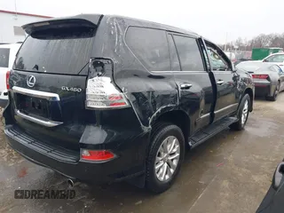 2014 Lexus GX 460 with VIN JTJBM7FX6E5073973, listed as a IAAI auction lot 41610332 with 128,870 mi miles. Bid and sale history available at carsss.com. Image 4.