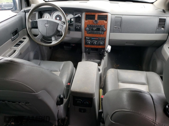 2007 Dodge Durango SLT with VIN 1D8HB48P07F536428, listed as a Copart auction lot 56940085 with 139,375 mi miles and Salvage title. Bid and sale history available at DreamBid. Image 8.