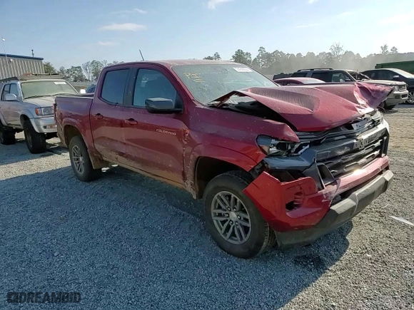 2023 Chevrolet Colorado 2WD LT with VIN 1GCGSCEC6P1241711, listed as a Copart auction lot 74743604 with 19,535 mi miles and Salvage Title. Bid and sale history available at carsss.com. Image 10.