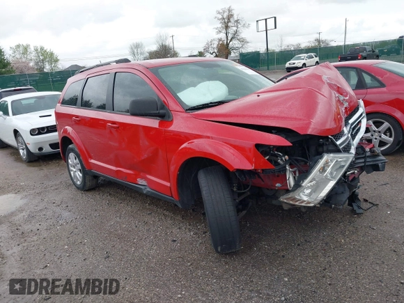 2017 Dodge Journey SE z VIN 3C4PDCAB2HT558628, wystawiony jako IAAI lot #41946060 z przebiegiem 217 810 mil mil oraz . Historia ofert i sprzedaży dostępna na DreamBid. Obrazek 1.