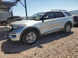 2021 Ford Explorer XLT with VIN 1FMSK7DHXMGB33126, listed as a Copart auction lot 50570655 with 61,894 mi miles and Salvage Title. Bid and sale history available at carsss.com. Image 1.