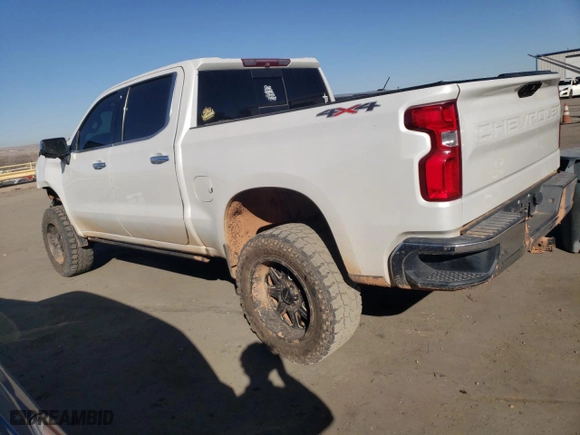 2019 Chevrolet Silverado 1500 LTZ with VIN 1GCUYGED7KZ114882, listed as a Copart auction lot 43060295 with 137,834 mi miles and Salvage Title. Bid and sale history available at carsss.com. Image 2.