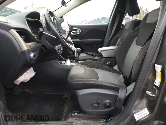 2014 Jeep Cherokee Altitude with VIN 1C4PJMCB1EW241229, listed as a Copart auction lot 84825234 with 179,361 mi miles and Salvage Title. Bid and sale history available at carsss.com. Image 7.