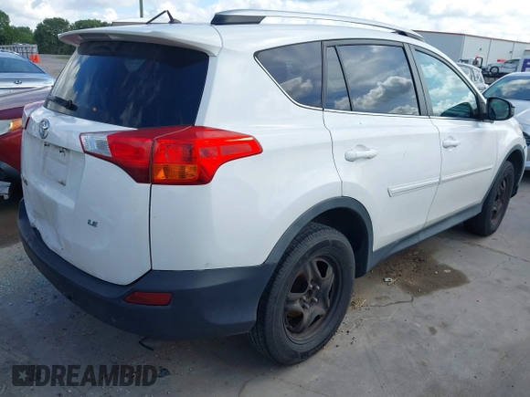 2014 Toyota RAV4 LE with VIN 2T3ZFREV1EW075503, listed as a IAAI auction lot 42591812 with 265,426 mi miles and . Bid and sale history available at DreamBid. Image 4.