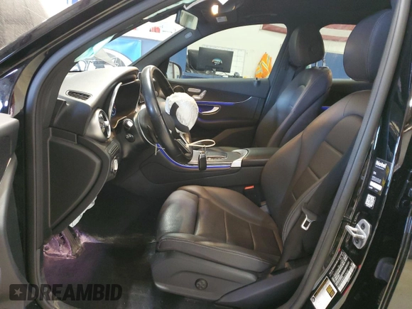 2022 Mercedes-Benz GLC 300 with VIN W1N0G8EB0NV378147, listed as a Copart auction lot 53201525 with 46,630 mi miles and Salvage Title. Bid and sale history available at DreamBid. Image 7.
