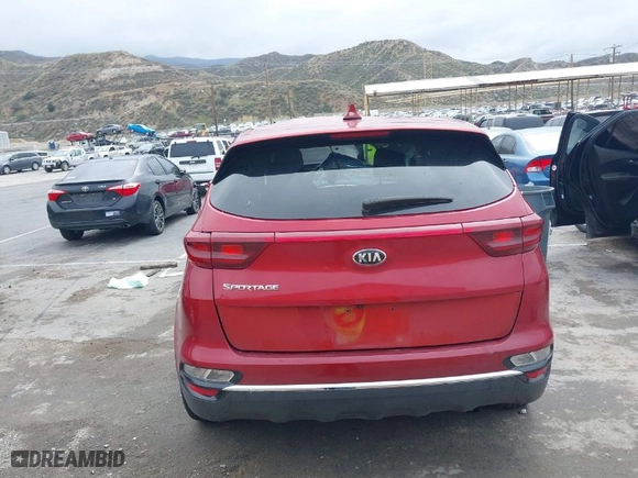 2022 Kia Sportage LX with VIN KNDPM3AC7N7952067, listed as a IAAI auction lot 41769267 with 45,482 mi miles. Bid and sale history available at carsss.com. Image 16.