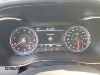 2019 Genesis G70 3.3T Advanced with VIN KMTG34LE4KU014808, listed as a Copart auction lot 87353044 with 57,050 mi miles and Salvage Title. Bid and sale history available at carsss.com. Image 9.