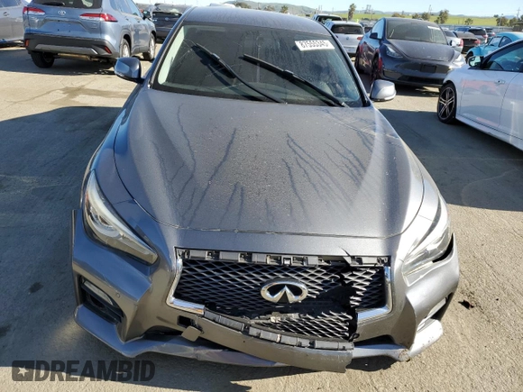 2020 Infiniti Q50 Luxe with VIN JN1EV7AP0LM202428, listed as a Copart auction lot 56969825 with 63,070 mi miles and Salvage title. Bid and sale history available at DreamBid. Image 10.