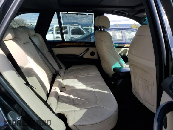 2005 BMW X5 4.8is with VIN 5UXFA93555LE83558, listed as a Copart auction lot 47374685 with 0 mi miles and Salvage Title. Bid and sale history available at carsss.com. Image 11.
