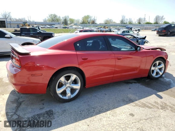 2012 Dodge Charger SXT with VIN 2C3CDXHG8CH136053, listed as a Copart auction lot 51967325 with 127,218 mi miles and Salvage Title. Bid and sale history available at DreamBid. Image 3.