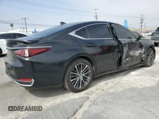 2022 Lexus ES 300h with VIN 58ADA1C17NU021831, listed as a Copart auction lot 52971935 with 73,056 mi miles and Salvage title. Bid and sale history available at DreamBid. Image 3.