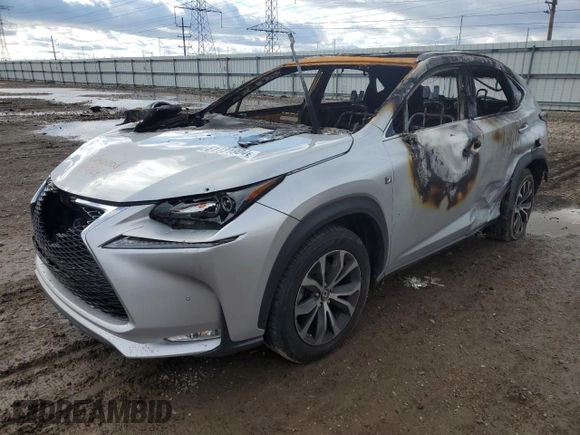 2015 Lexus NX 200t z VIN JTJBARBZ6F2031043, wystawiony jako Copart lot #53400355 z przebiegiem Nie podano mil oraz Szkoda całkowita • Salvage title. Historia ofert i sprzedaży dostępna na DreamBid. Obrazek 1.