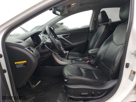 2013 Hyundai Elantra GLS PZEV with VIN 5NPDH4AEXDH192869, listed as a Copart auction lot 51993775 with 252,039 mi miles and Salvage Title. Bid and sale history available at carsss.com. Image 7.