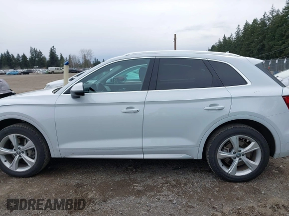 2020 Audi Q5 Premium Plus with VIN WA1BNAFY2L2014594, listed as a IAAI auction lot 41765211 with 63,600 mi miles. Bid and sale history available at carsss.com. Image 14.