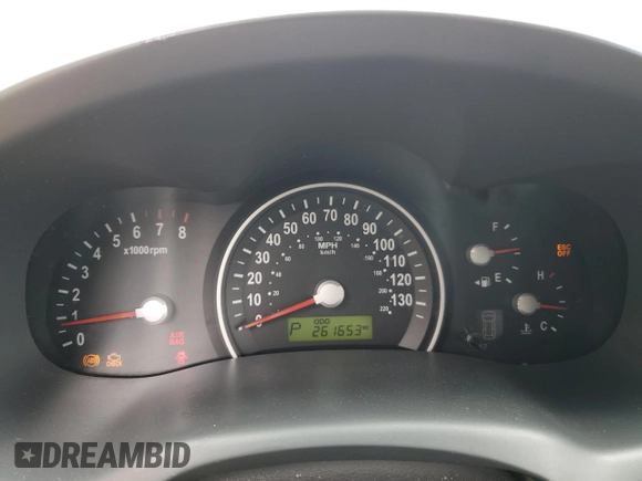 2007 Kia Sedona EX with VIN KNDMB233176166497, listed as a Copart auction lot 51136365 with 261,653 mi miles and Salvage Title. Bid and sale history available at carsss.com. Image 9.