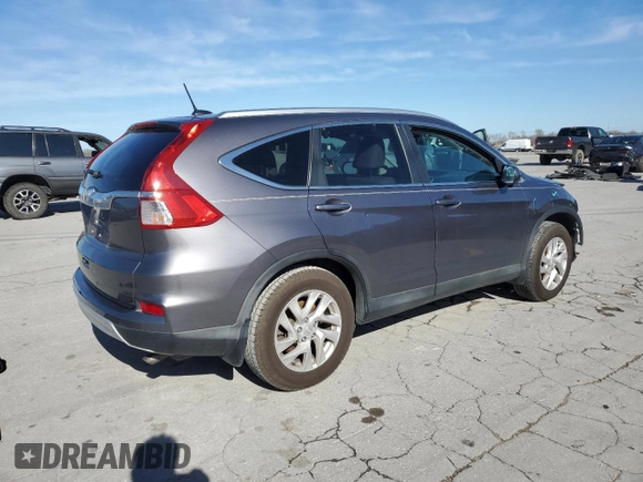 2015 Honda CR-V EX-L with VIN 2HKRM3H74FH502729, listed as a Copart auction lot 49977485 with 188,452 mi miles and Clean Title. Bid and sale history available at DreamBid. Image 3.