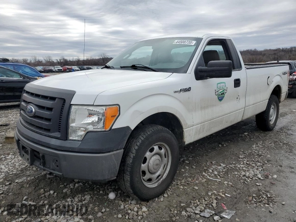 2010 Ford F-150 XL with VIN 1FTMF1EW9AKB83536, listed as a Copart auction lot 44508735 with 140,648 mi miles and Salvage title. Bid and sale history available at DreamBid. Image 1.