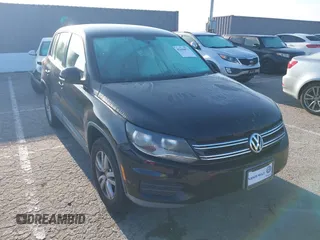 2012 Volkswagen Tiguan SEL with VIN WVGAV7AX3CW506591, listed as a IAAI auction lot 42048873 with 135,883 mi miles and . Bid and sale history available at DreamBid. Image 1.