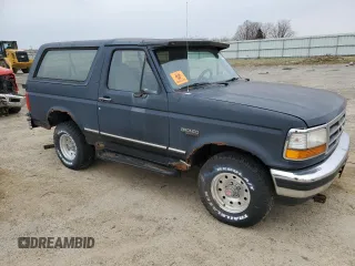 1994 Ford Bronco Custom with VIN 1FMEU15H7RLA18596, listed as a Copart auction lot 52549685 with Not Provided miles and Clean Title. Bid and sale history available at DreamBid. Image 4.