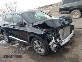 2021 Hyundai Santa Fe SEL with VIN 5NMS2DAJ0MH309992, listed as a IAAI auction lot 41546590 with 24,092 mi miles. Bid and sale history available at carsss.com. Image 1.
