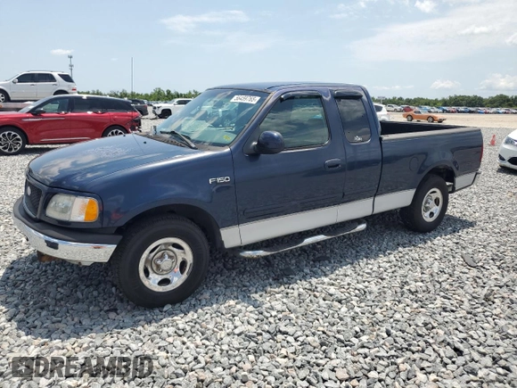 2002 Ford F-150 XL with VIN 1FTRX17222KB05081, listed as a Copart auction lot 56459765 with 126,941 mi miles and Salvage title. Bid and sale history available at DreamBid. Image 1.