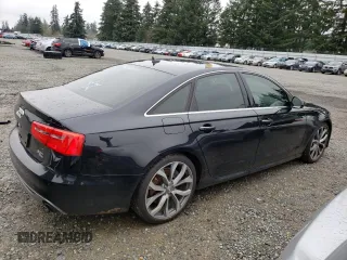 2013 Audi A6 3.0T Prestige with VIN WAUJGAFCXDN088326, listed as a Copart auction lot 87369724 with 138,864 mi miles and Clean Title. Bid and sale history available at carsss.com. Image 3.