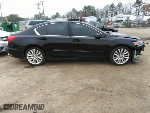 2014 Acura RLX Tech Pkg with VIN JH4KC1F56EC007418, listed as a IAAI auction lot 41790185 with 130,288 mi miles. Bid and sale history available at carsss.com. Image 13.