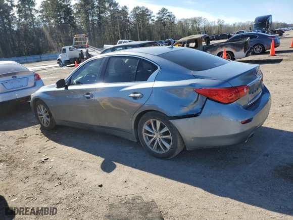 2017 Infiniti Q50 3.0t Premium with VIN JN1EV7AP4HM730139, listed as a Copart auction lot 87694875 with NaN miles and Salvage Title. Bid and sale history available at carsss.com. Image 2.