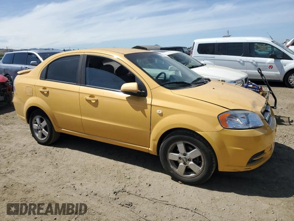 2008 Chevrolet Aveo LS with VIN KL1TD56668B064271, listed as a Copart auction lot 54178345 with 209,561 mi miles and Salvage Title. Bid and sale history available at carsss.com. Image 4.