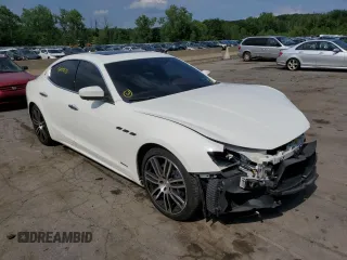 2019 Maserati Ghibli S Q4 GranLusso with VIN ZAM57YTL4K1322087, listed as a Copart auction lot 56145073 with 43,189 mi miles and Salvage Title. Bid and sale history available at carsss.com. Image 4.