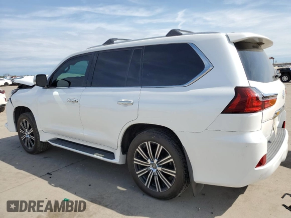 2018 Lexus LX with VIN JTJHY7AXXJ4252748, listed as a Copart auction lot 50691355 with 118,967 mi miles and Salvage Title. Bid and sale history available at carsss.com. Image 2.