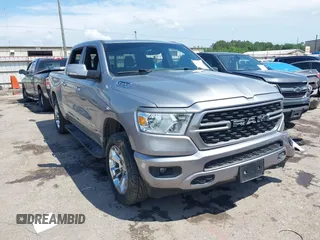 2022 Ram 1500 Lone Star with VIN 1C6RREFT3NN172794, listed as a IAAI auction lot 42071645 with 95,760 mi miles and . Bid and sale history available at DreamBid. Image 1.