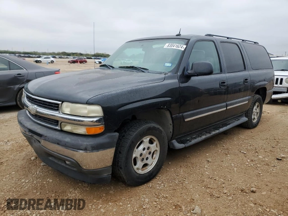 2005 Chevrolet Suburban LT with VIN 3GNEC16Z15G253217, listed as a Copart auction lot 83041624 with 0 mi miles and Salvage Title. Bid and sale history available at carsss.com. Image 1.