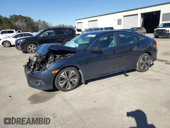 2016 Honda Civic EX-T with VIN 19XFC1F31GE024379, listed as a Copart auction lot 89160135 with 127,111 mi miles and Salvage title. Bid and sale history available at DreamBid. Image 1.
