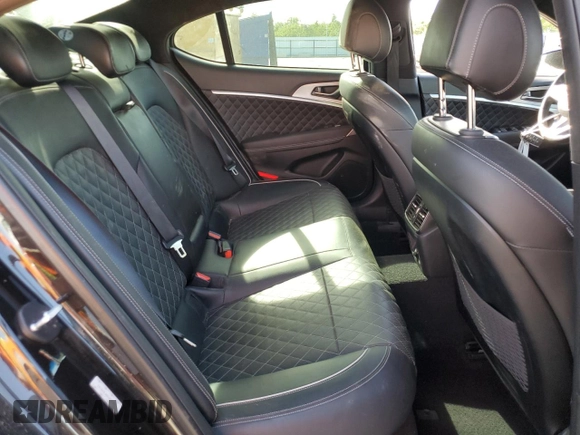 2019 Genesis G70 Advanced z VIN KMTG44LA6KU025965, wystawiony jako Copart lot #52107135 z przebiegiem 37 751 mil mil oraz Szkoda całkowita • Salvage title. Historia ofert i sprzedaży dostępna na DreamBid. Obrazek 10.