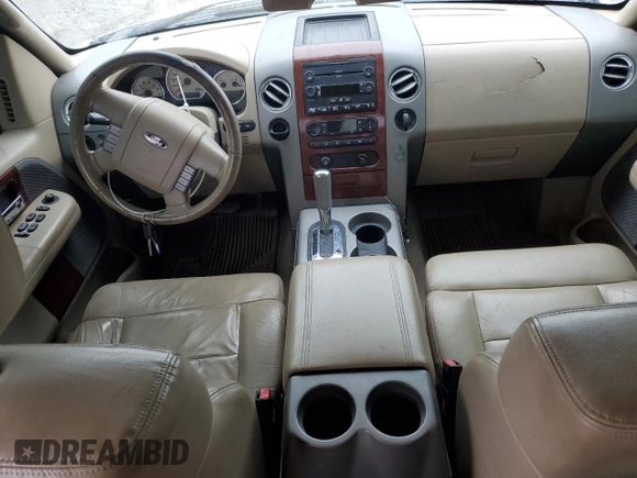 2005 Ford F-150 XLT with VIN 1FTPW12525FB16364, listed as a Copart auction lot 55019304 with 264,487 mi miles and Salvage Title. Bid and sale history available at carsss.com. Image 8.