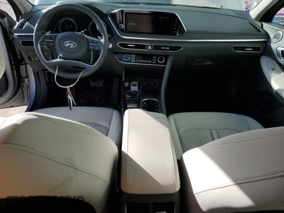 2023 Hyundai Sonata SEL with VIN KMHL34JJ4PA080051, listed as a Copart auction lot 52387895 with 35,227 mi miles and Salvage Title. Bid and sale history available at DreamBid. Image 8.