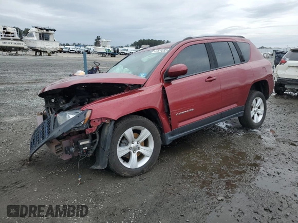 2015 Jeep Compass Latitude with VIN 1C4NJDEB1FD395134, listed as a Copart auction lot 47874035 with 180,985 mi miles and Salvage Title. Bid and sale history available at carsss.com. Image 1.
