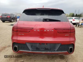 2022 Genesis GV70 2.5T z VIN KMUMADTB5NU072425, wystawiony jako Copart lot #54200445 z przebiegiem 41 199 mil mil oraz Szkoda całkowita • Salvage title. Historia ofert i sprzedaży dostępna na DreamBid. Obrazek 6.