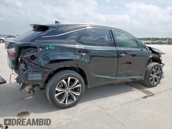 2020 Lexus RX with VIN 2T2HZMAA0LC161879, listed as a Copart auction lot 51313245 with 37,625 mi miles and Salvage Title. Bid and sale history available at carsss.com. Image 3.