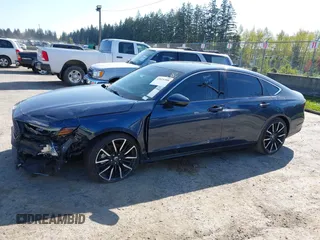 2023 Honda Accord Touring with VIN 1HGCY2F8XPA032989, listed as a IAAI auction lot 42024388 with 17,585 mi miles and . Bid and sale history available at DreamBid. Image 14.