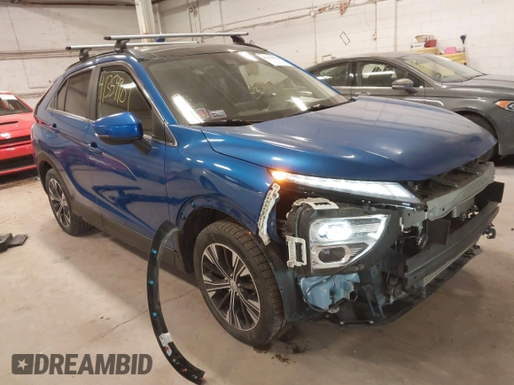 2022 Mitsubishi Eclipse Cross SE z VIN JA4ATWAAXNZ057521, wystawiony jako IAAI lot #41359901 z przebiegiem 60 227 mil mil oraz . Historia ofert i sprzedaży dostępna na DreamBid. Obrazek 1.